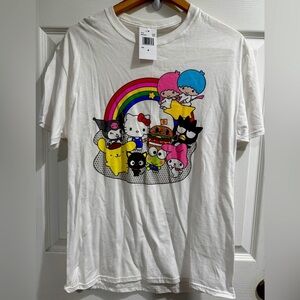 Fruit of the Loom Hello Kitty & Friends White Graphic T-Shirt